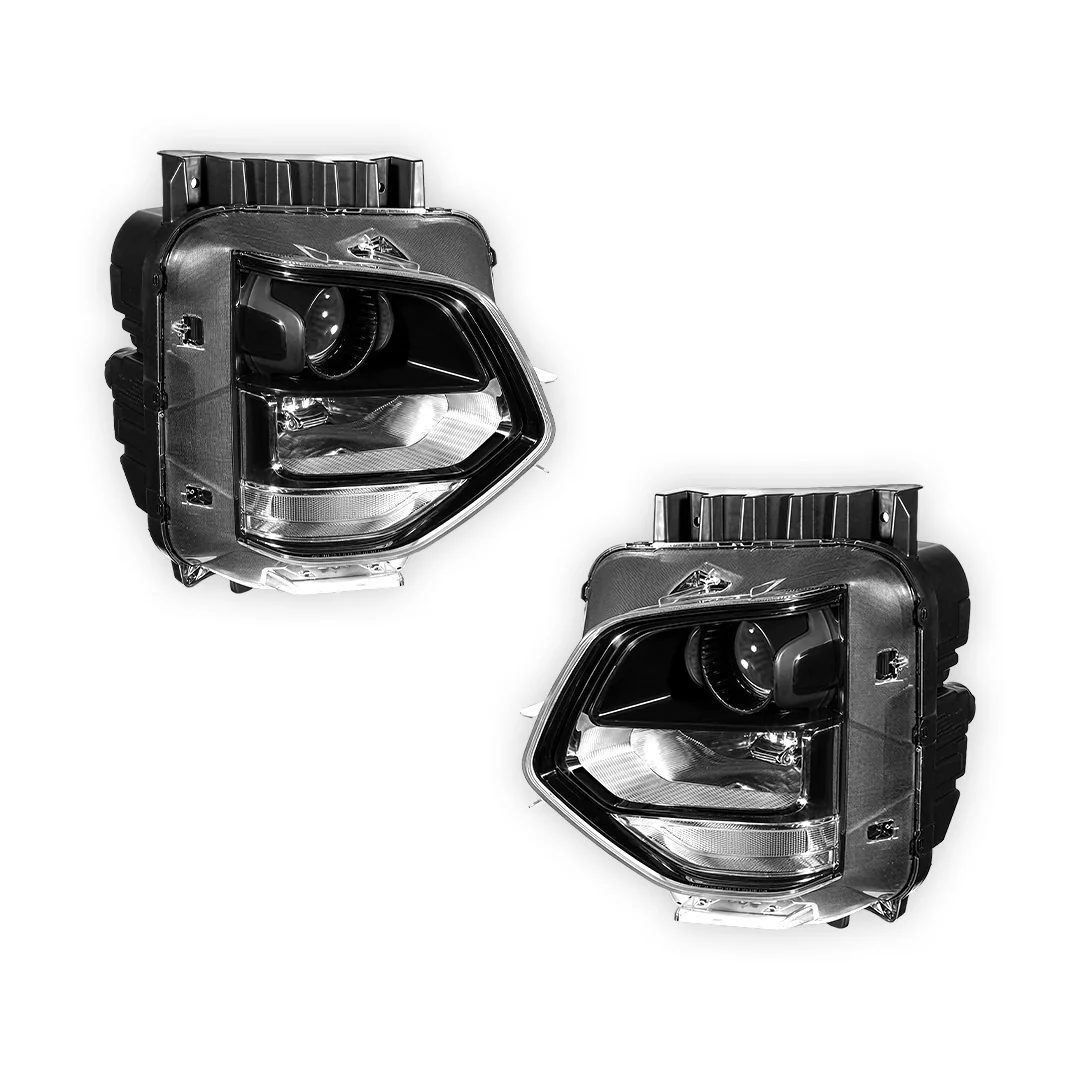 Hyundai Santa Fe (2019 - 2020) Replacement Projector Headlights LH + RH - Image 2