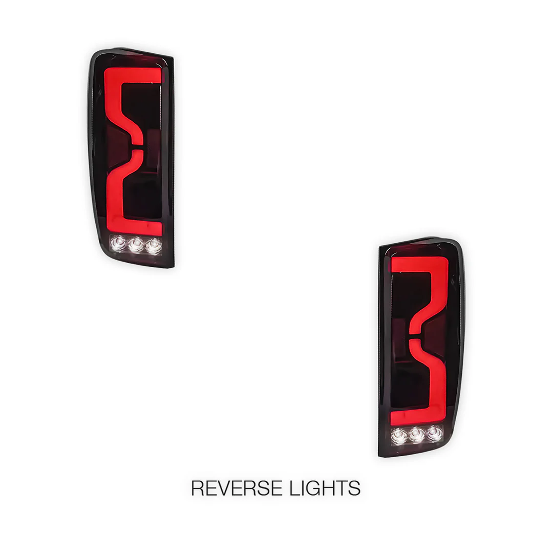 Isuzu D-Max RG (2019 - 2024) Sequential Smoked T9-Style LED Tail Lights LH + RH - Image 5