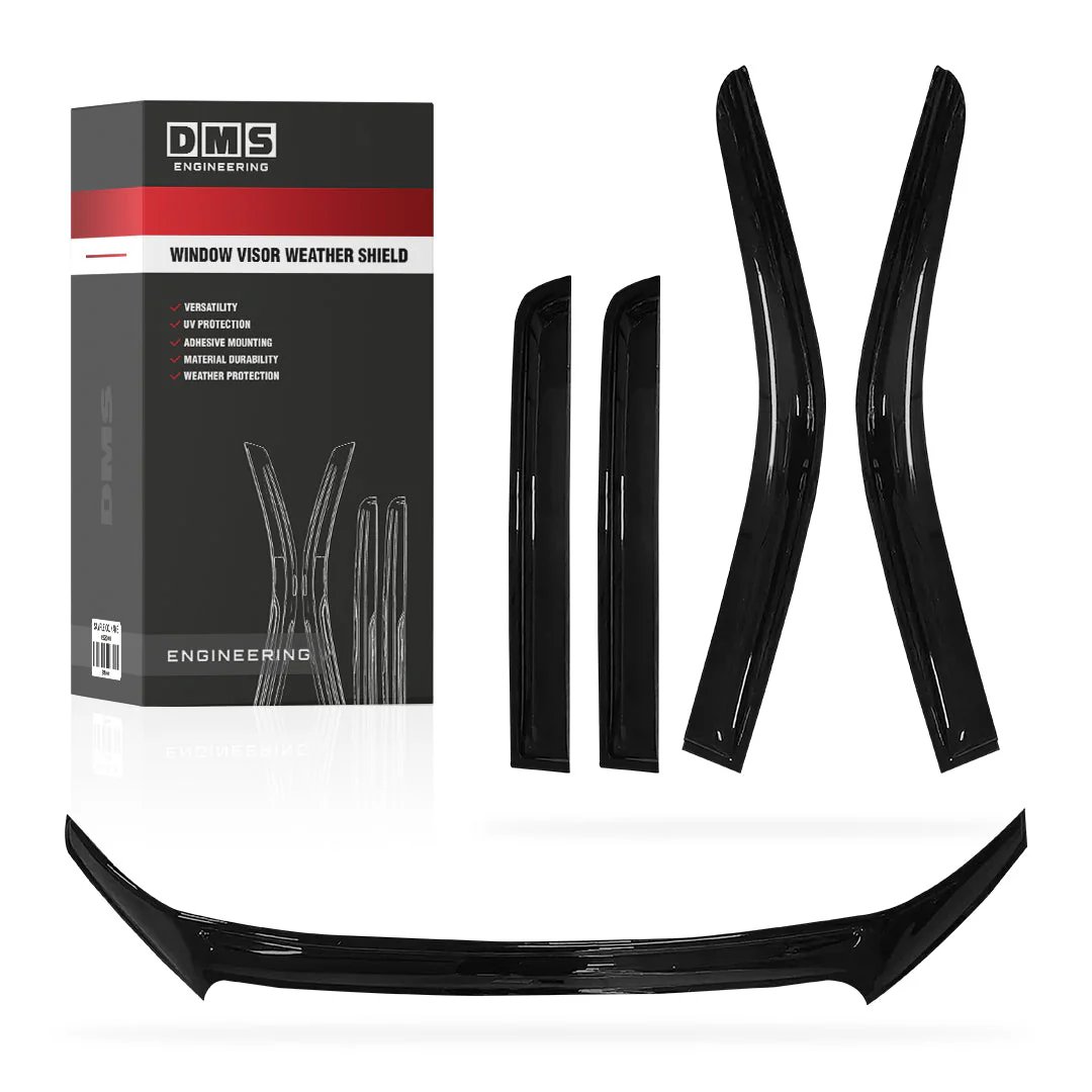 Isuzu D-MAX RG (2021 - 2023) Bonnet Protector Guard + Window Shields