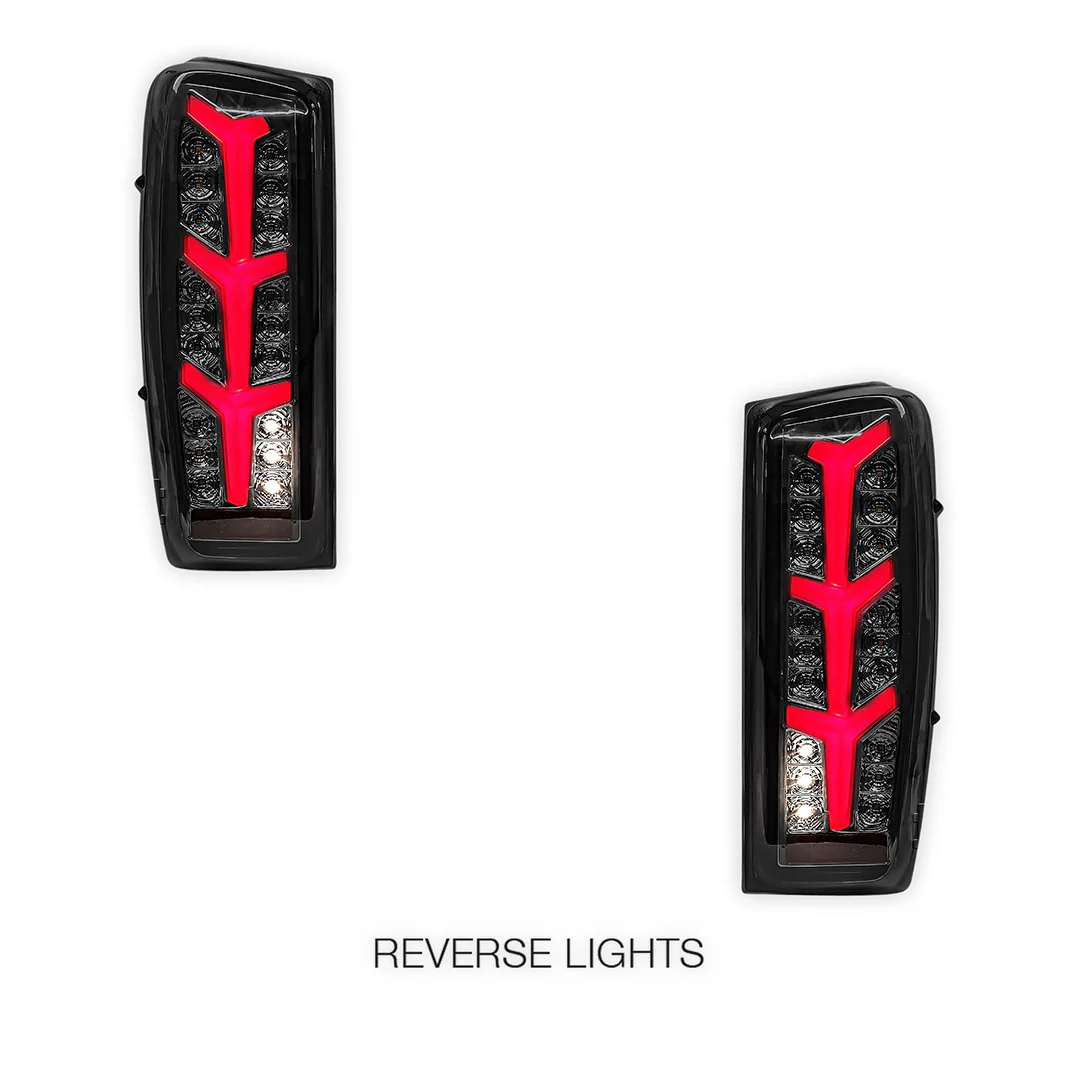 Isuzu D-Max RG (2021 - 2024) Sequential Smoked Avant Full LED Tail Lights LH + RH - Image 5