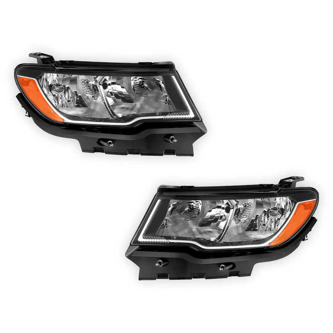 Jeep Compass (2017 - 2021) Replacement Headlights LH + RH - Image 2