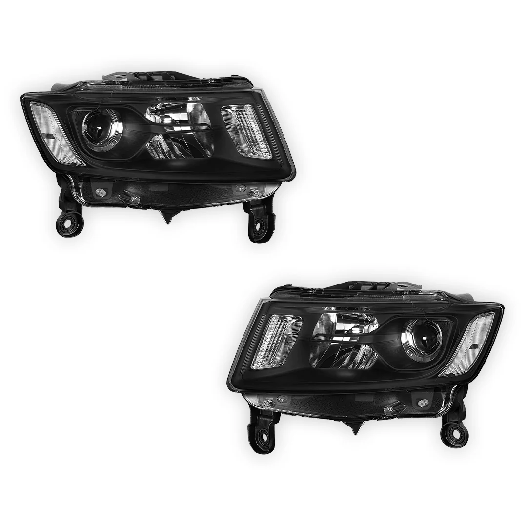 Jeep Grand Cherokee (2014 - 2016) Replacement Projector Headlights LH + RH - Image 2