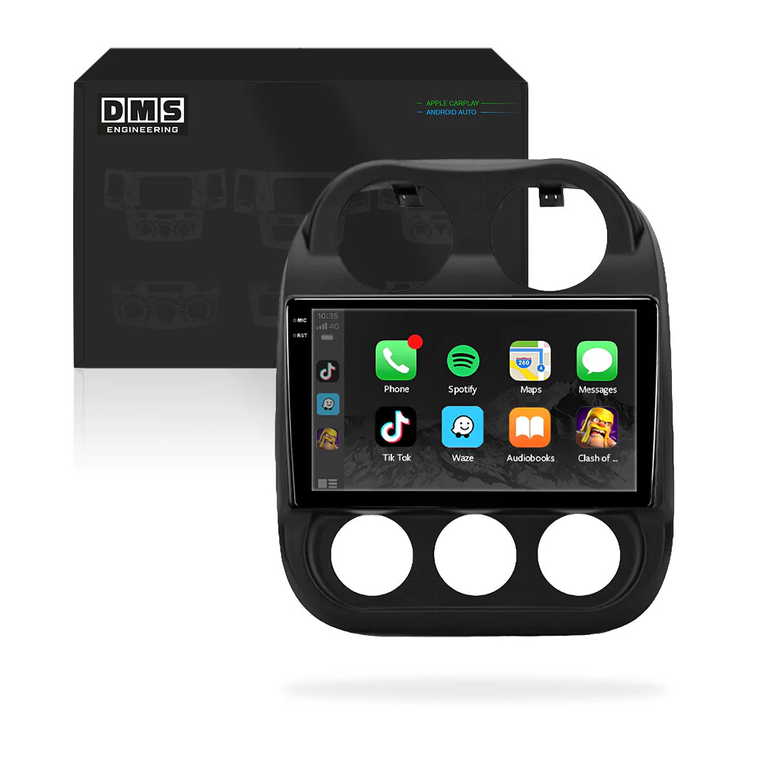 Jeep Patriot MK (2010 - 2016) 10.1" 13.3" Wireless Android 16 Car Stereo for Apple CarPlay / Android Auto