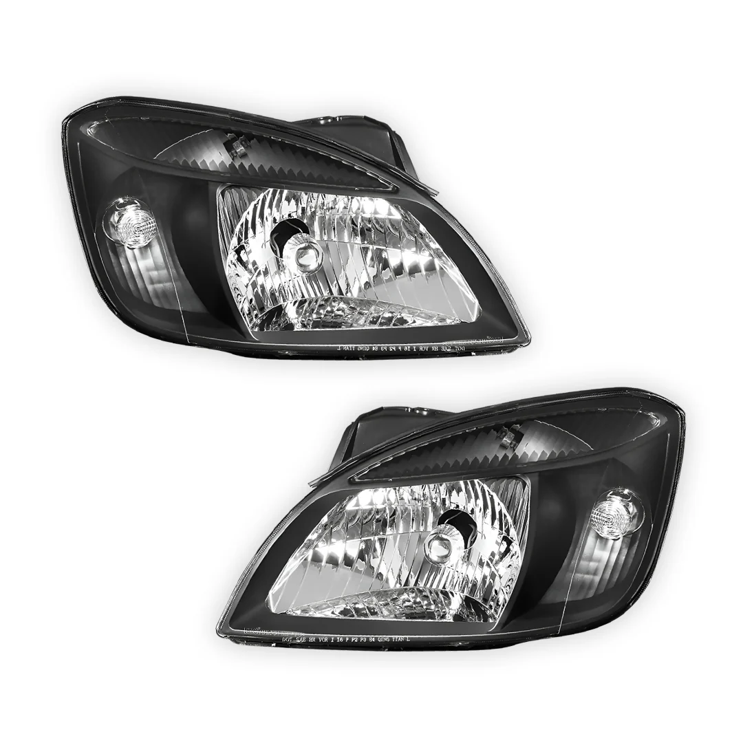 Kia Rio (2006 - 2008) Replacement Headlights LH + RH - Image 2