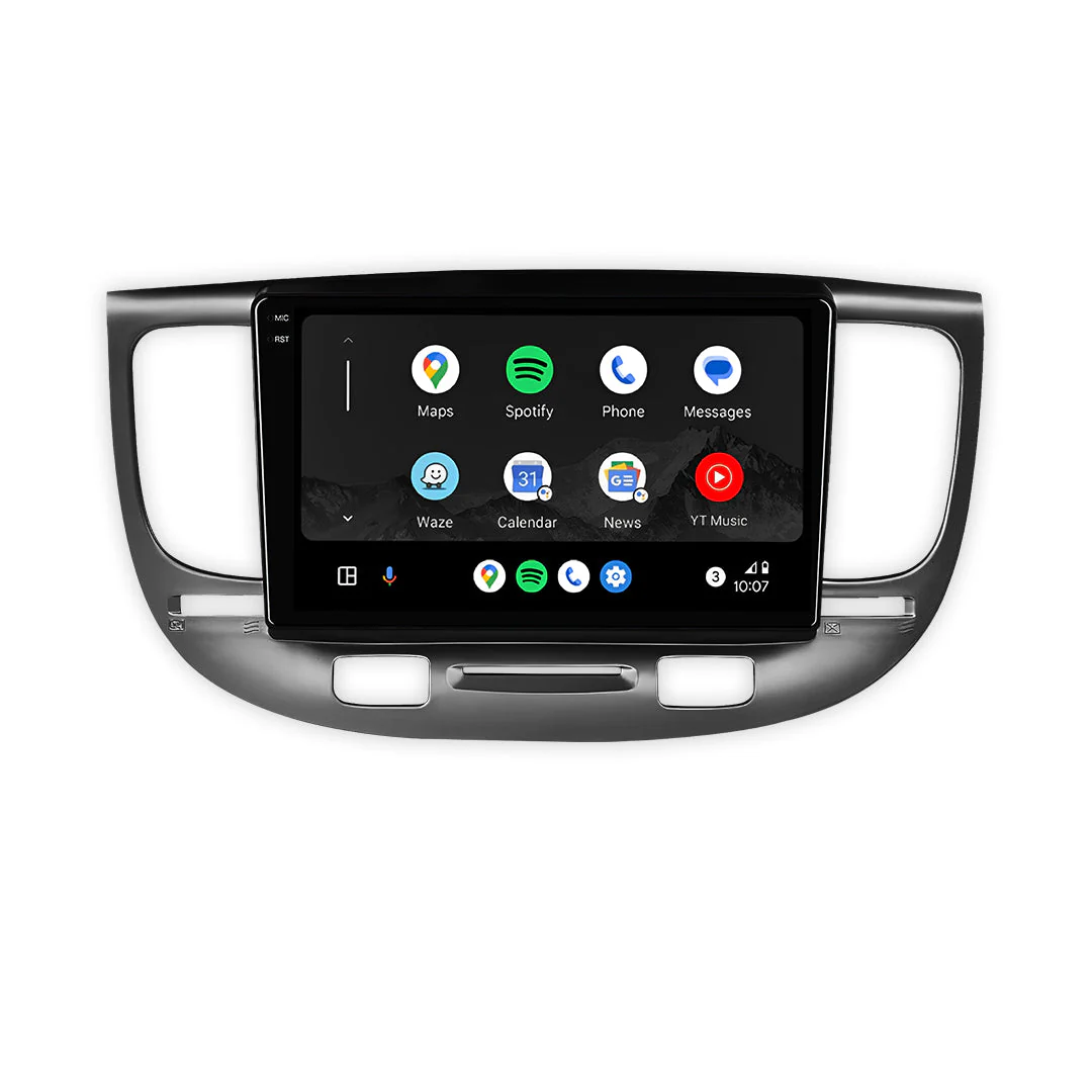 Kia Rio JB (2005 - 2011) 9" 13.3" Wireless Android 16 Car Stereo for Apple CarPlay / Android Auto - Image 3