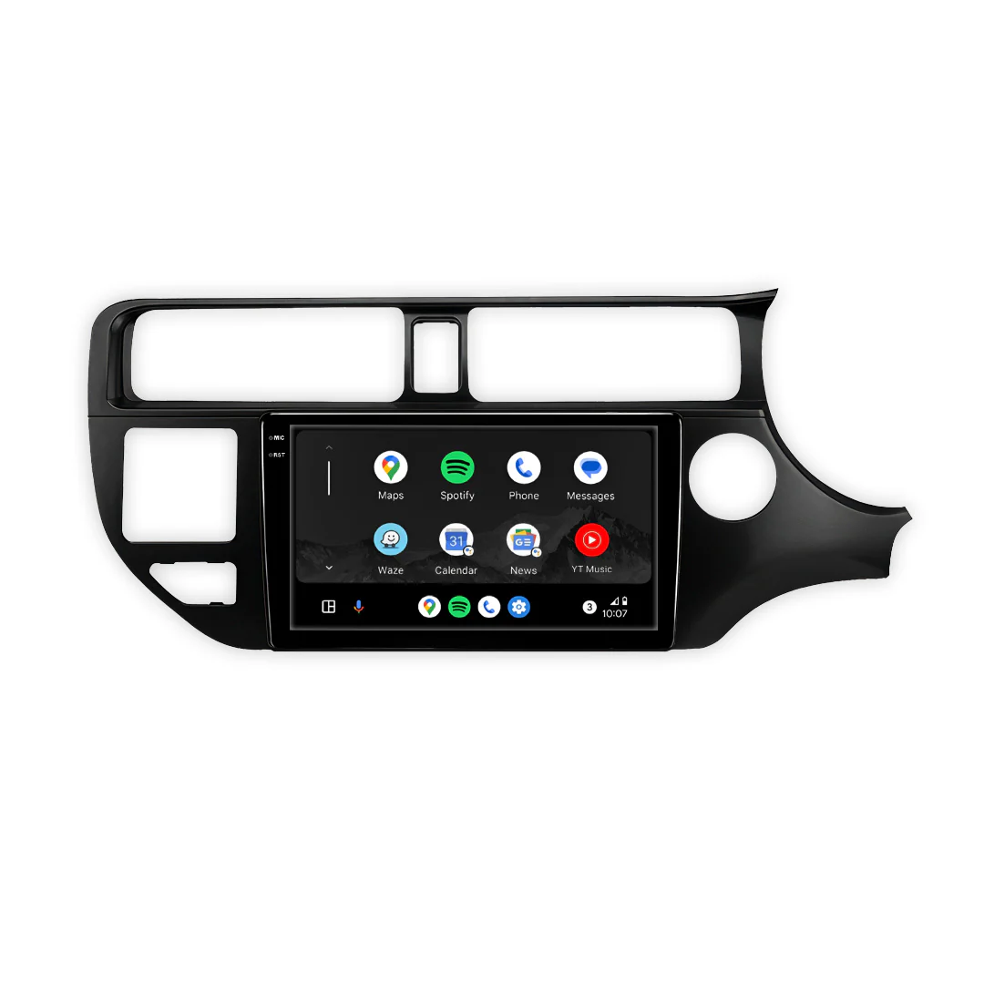 Kia Rio UB (2012 - 2014) 9" 13.3" Wireless Android 16 Head Unit for Apple CarPlay / Android Auto Horizontal Hazard Light Button - Image 3