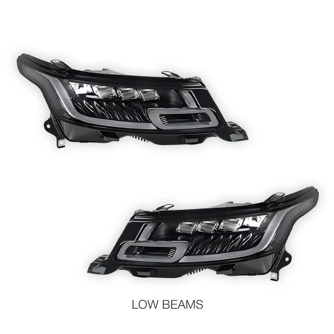 Land Rover Range Rover Sport L494 (2013 - 2017) SVR Style Full LED Head lights with Sequential Indicators LH + RH - Image 5