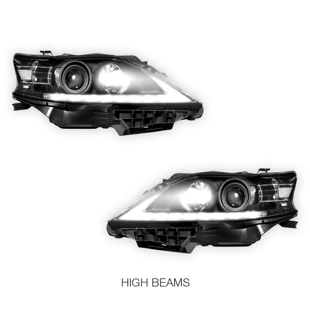 Lexus RX450h (2013 - 2015) LED DRL Projector Headlights LH + RH - Image 11