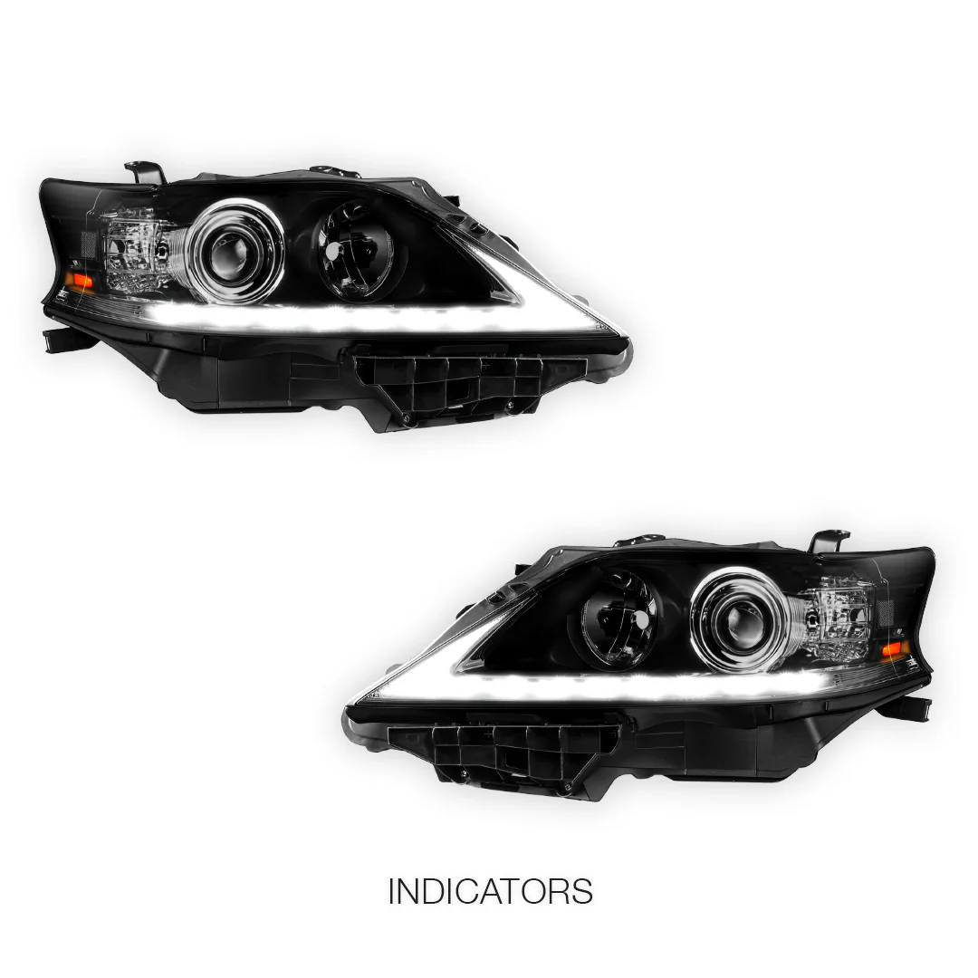 Lexus RX450h (2013 - 2015) LED DRL Projector Headlights LH + RH - Image 15