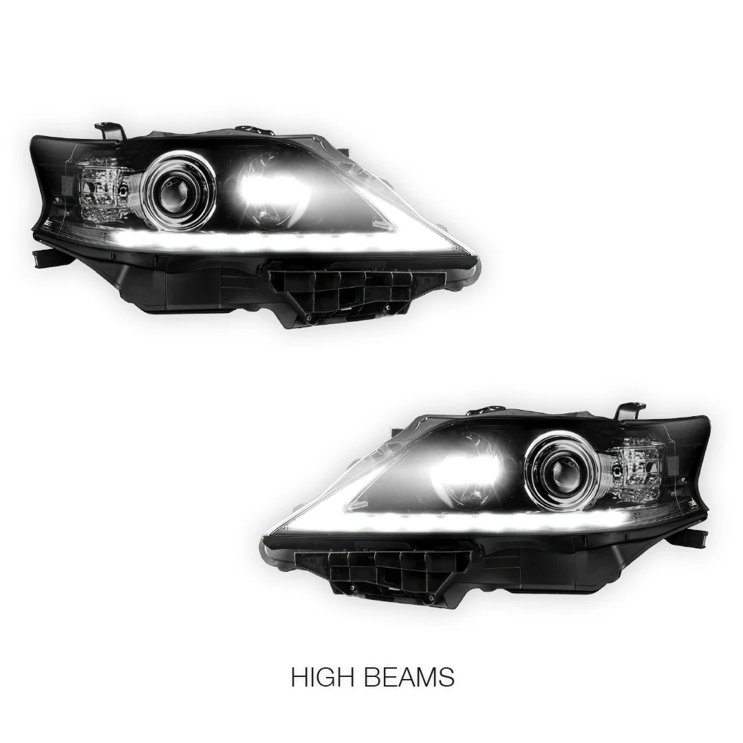 Lexus RX450h (2013 - 2015) LED DRL Projector Headlights LH + RH - Image 17