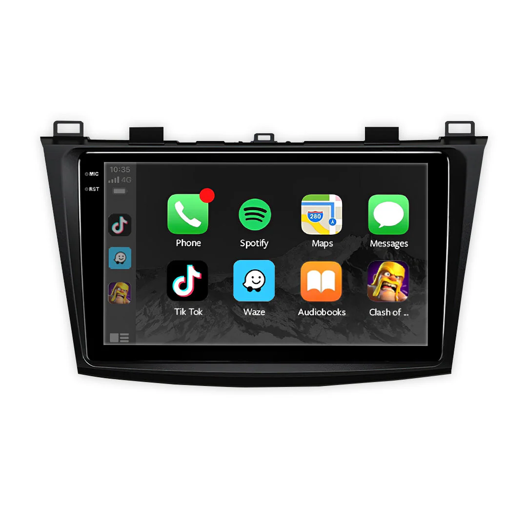 Mazda 3 BL (2010 - 2013) 9" 13.3" Wireless Android 16 Car Stereo for Apple CarPlay / Android Auto - Image 2