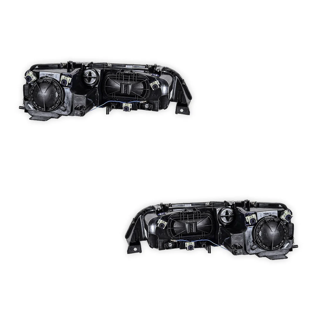 Mazda 6 GG GY Sedan / Hatch (2005 - 2008) Black OEM Style Headlights LH + RH - Image 3