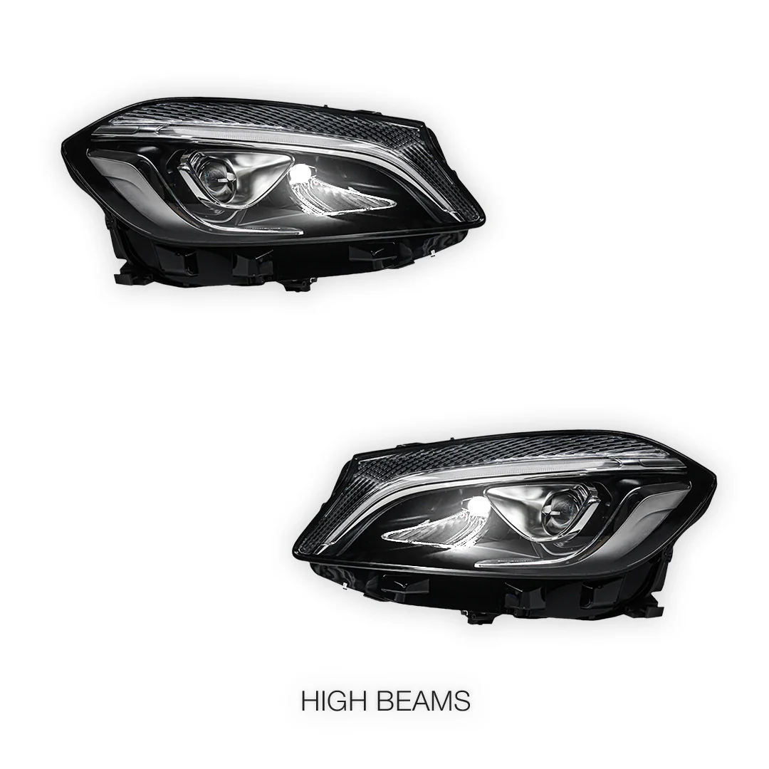 Mercedes-Benz A-Class W176 A45 AMG (2012 - 2015) Full LED DRL Projector Headlights LH + RH - Image 2