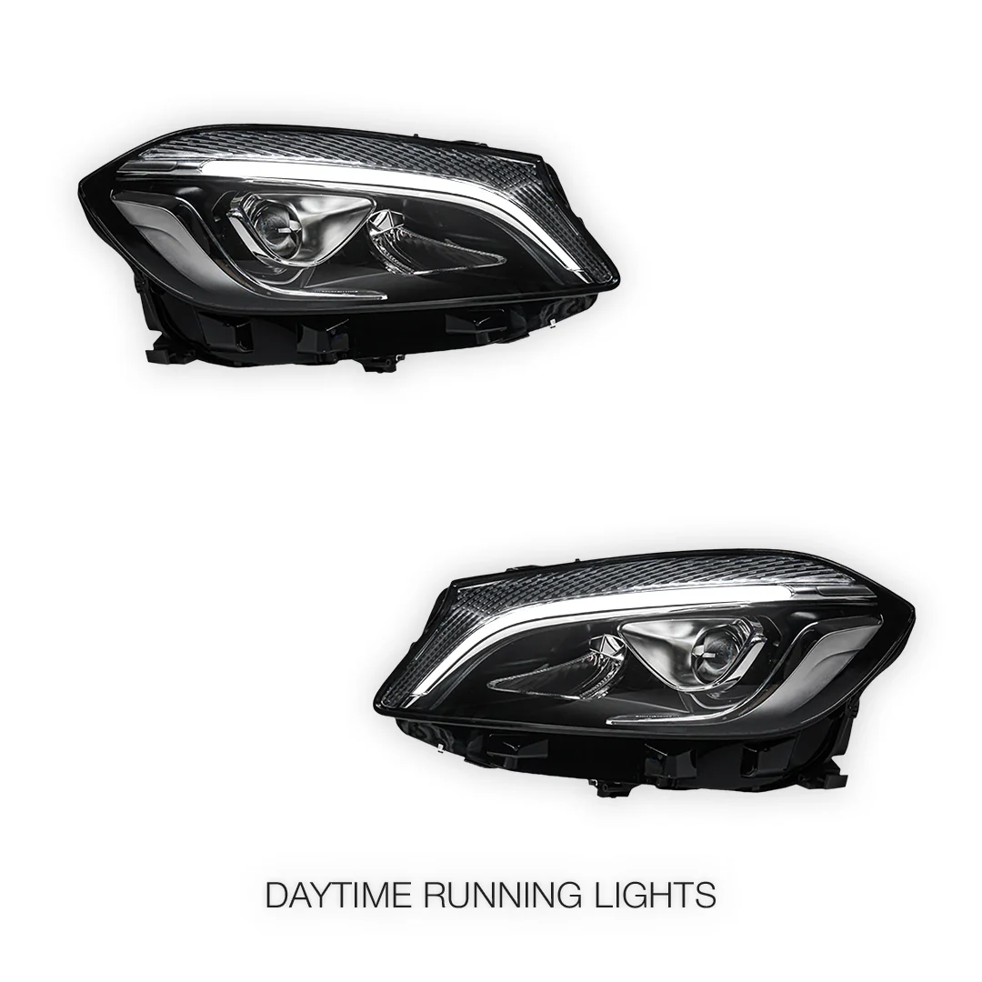 Mercedes-Benz A-Class W176 A45 AMG (2012 - 2015) Full LED DRL Projector Headlights LH + RH - Image 6