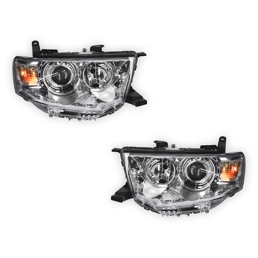 Mitsubishi Challenger PB (2009 - 2013) Genuine Xenon Headlights LH + RH - Image 2