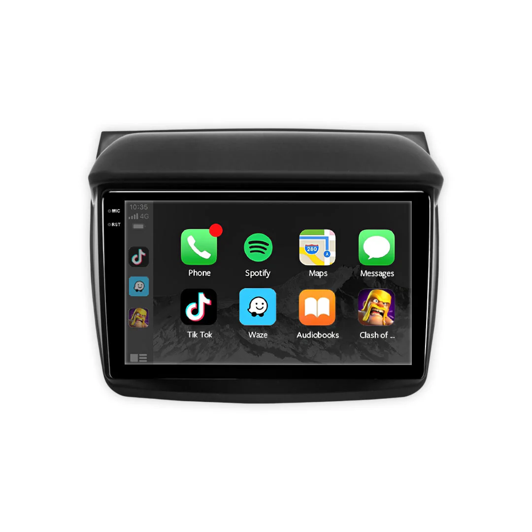 Mitsubishi Triton ML MN (2006 - 2015) 9" 13.3" Wireless Android 16 Car Stereo for Apple CarPlay / Android Auto - Image 2