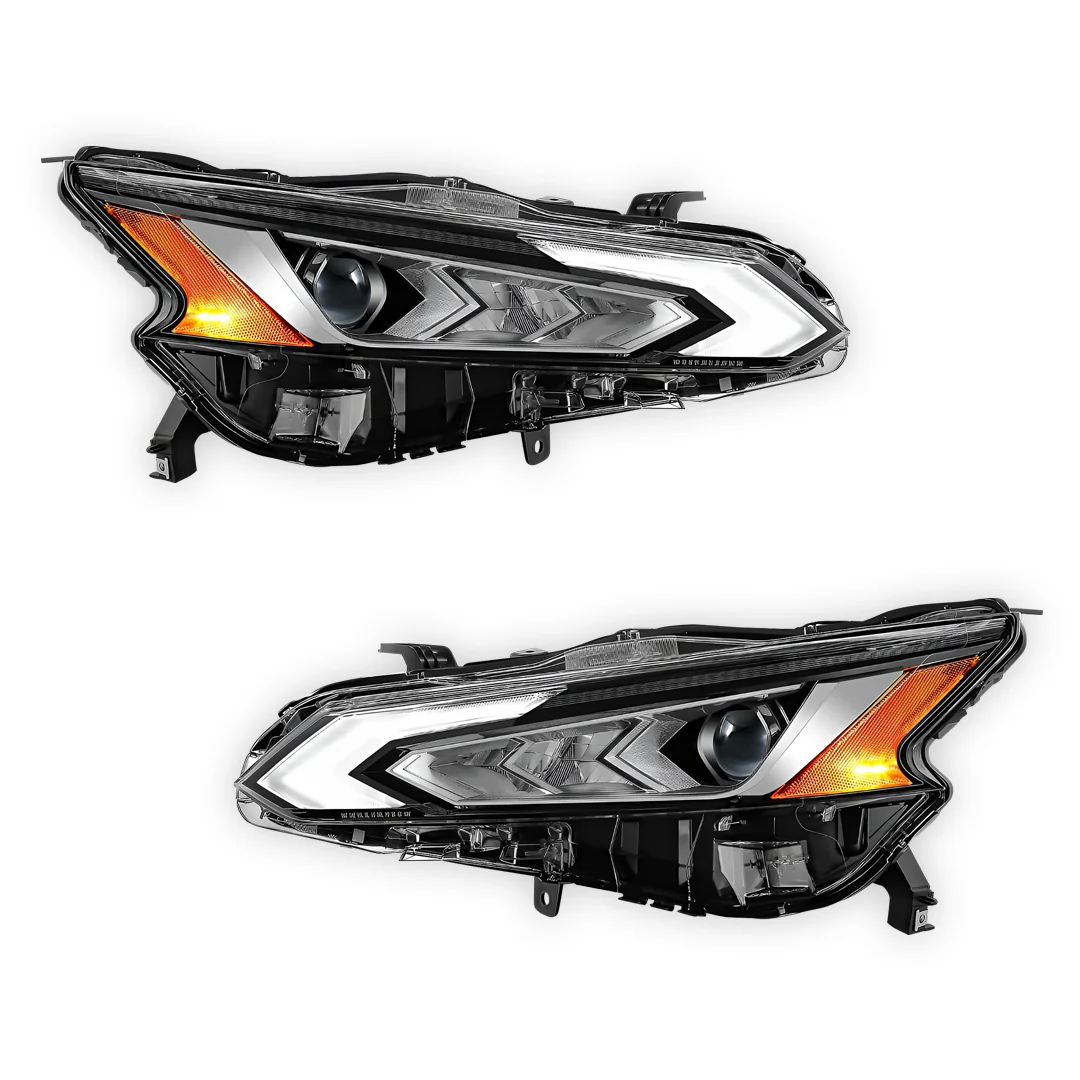 Nissan Altima (2019 - 2022) LED DRL Replacement Projector Headlights LH + RH - Image 2