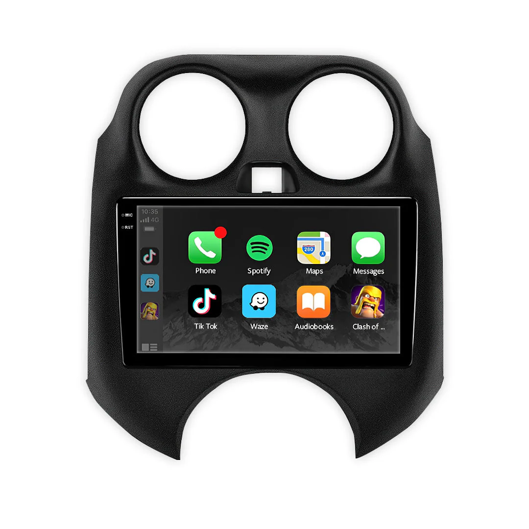 Nissan March K13 (2010 - 2017) 9" 13.3" Wireless Android 16 Car Stereo for Apple CarPlay / Android Auto - Image 2
