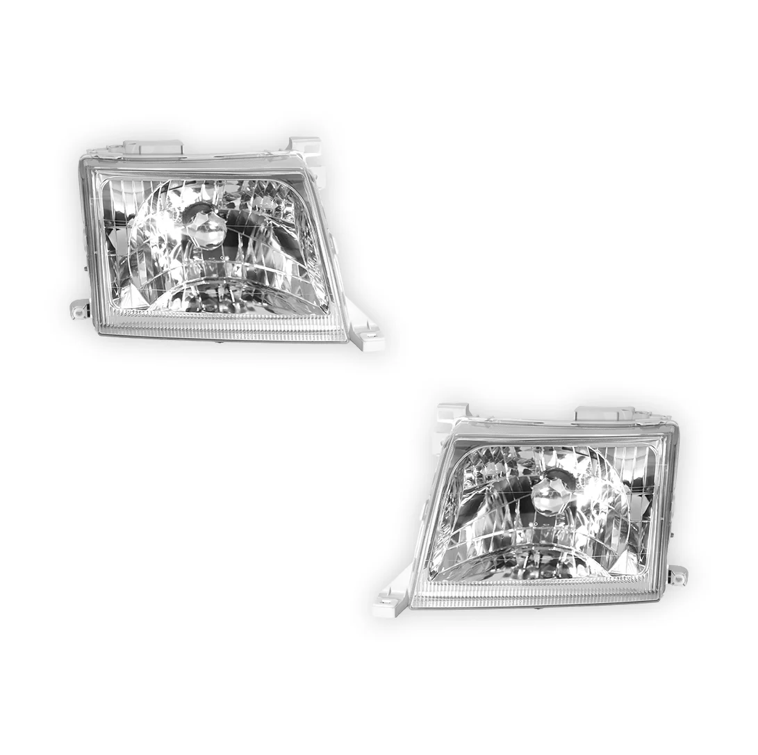 Nissan Navara D22 (1999 - 2001) Headlights LH + RH - Image 2