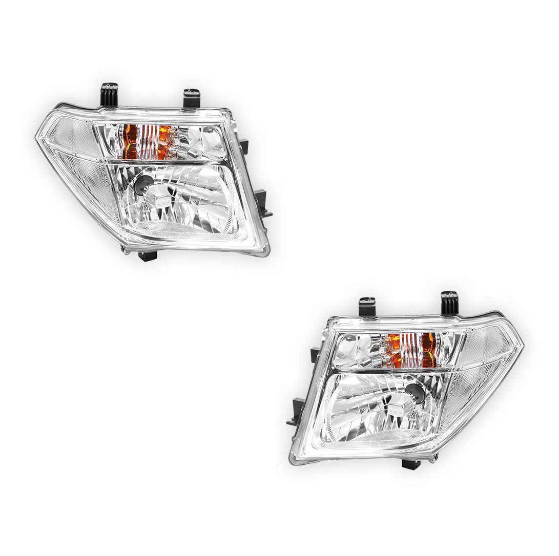 Nissan Navara D40 (2005 - 2010) Headlights LH + RH - Image 2