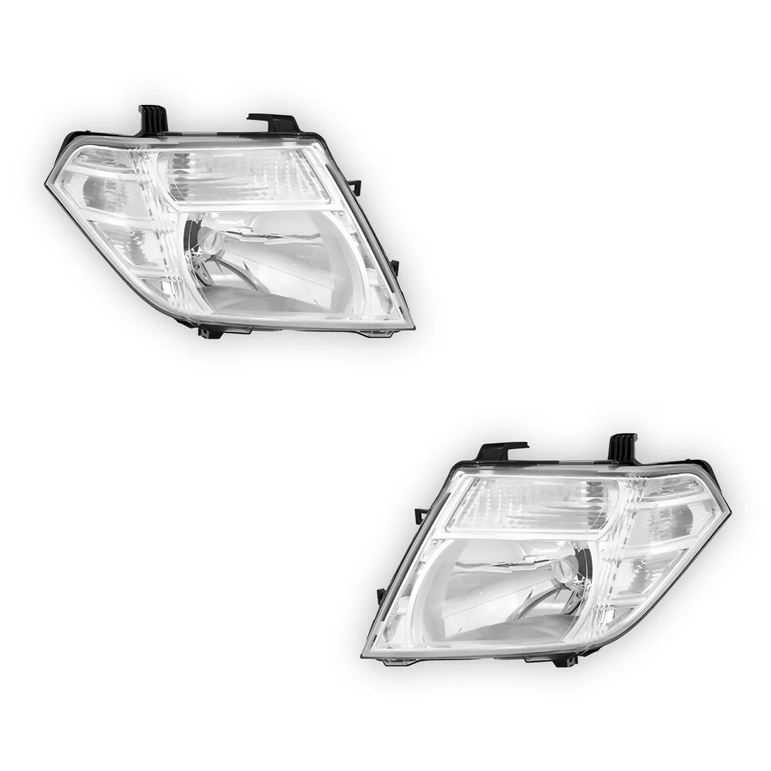 Nissan Navara D40 (2010 - 2015) Headlights No Xenon Without Motor LH + RH - Image 2