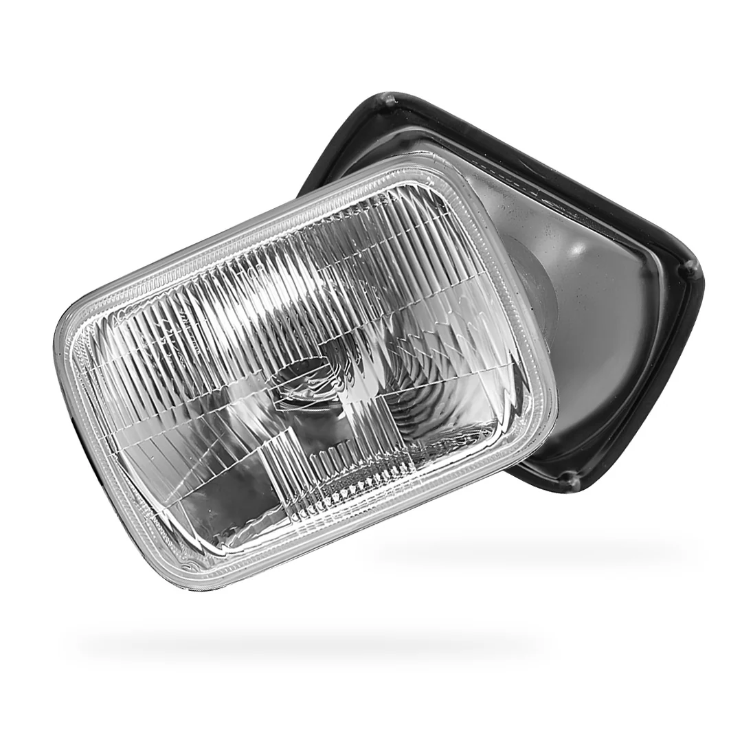 Toyota Celica ST (1981 - 1994) Headlights with H4 Globe Glass Lens LH + RH - Image 4