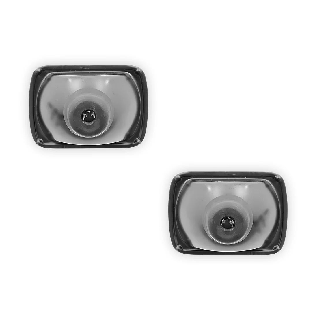 Nissan Pathfinder D21 (1986 - 1988) Headlights with H4 Globe Glass Lens LH + RH - Image 3