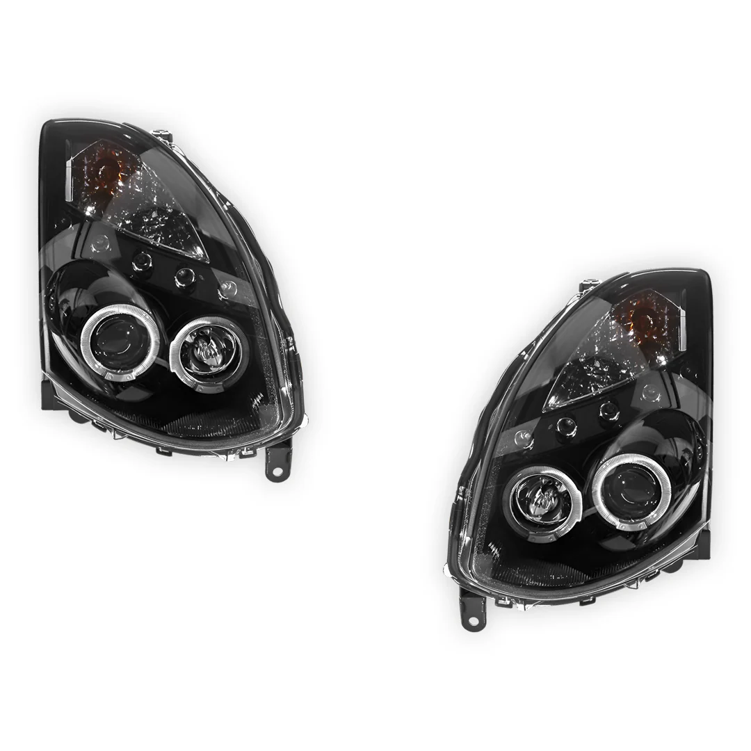 Nissan Skyline V35 (2003- 2008) LED DRL Angel-Eyes Projector Headlights LH + RH - Image 2