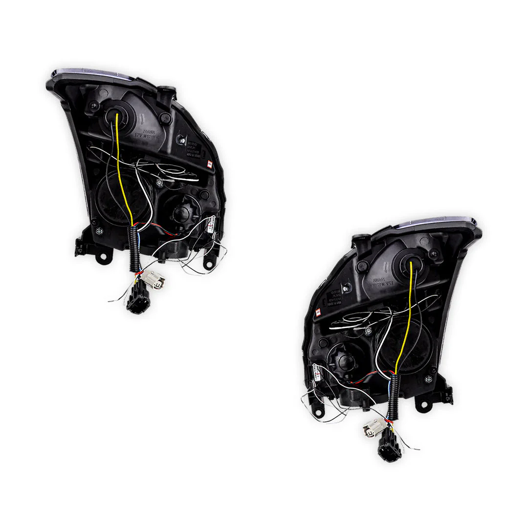 Nissan Skyline V35 350GT Coupe (2001 - 2007) Angel Eyes Projector Headlights LH + RH - Image 3