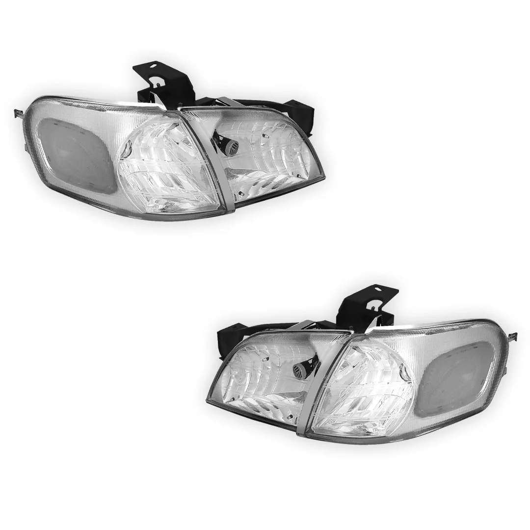 Oldsmobile Silhouette (1997 - 2004) Replacement Headlights and Corner Lights LH + RH - Image 8