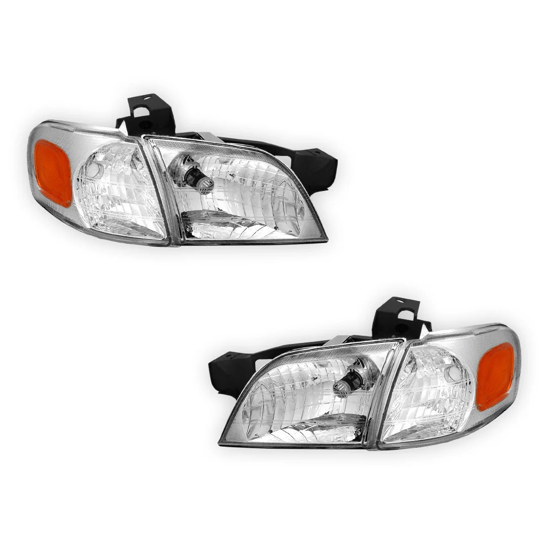 Pontiac Trans Sport (1997 - 1999) Replacement Headlights and Corner Lights LH + RH - Image 11