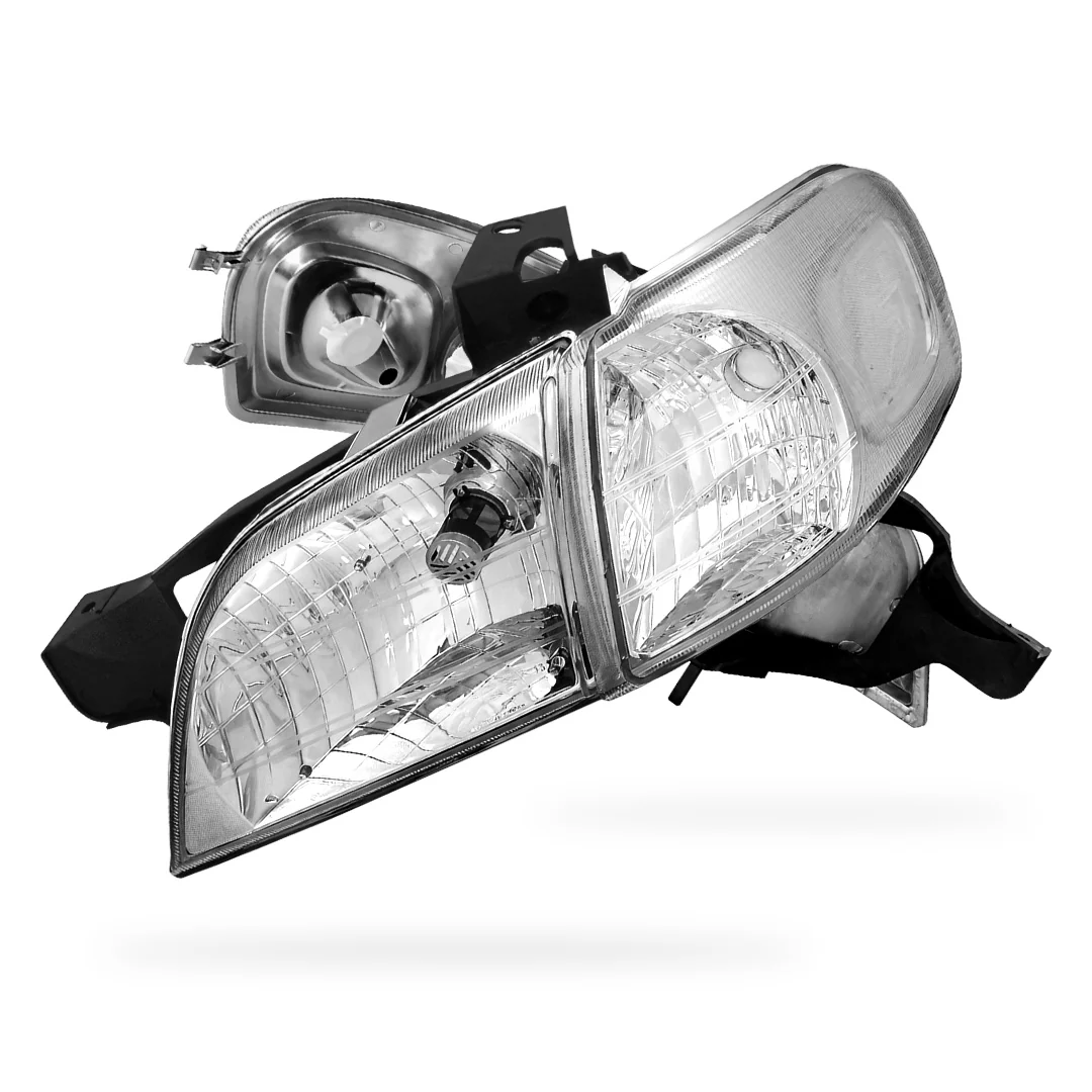 Pontiac Trans Sport (1997 - 1999) Replacement Headlights and Corner Lights LH + RH - Image 7