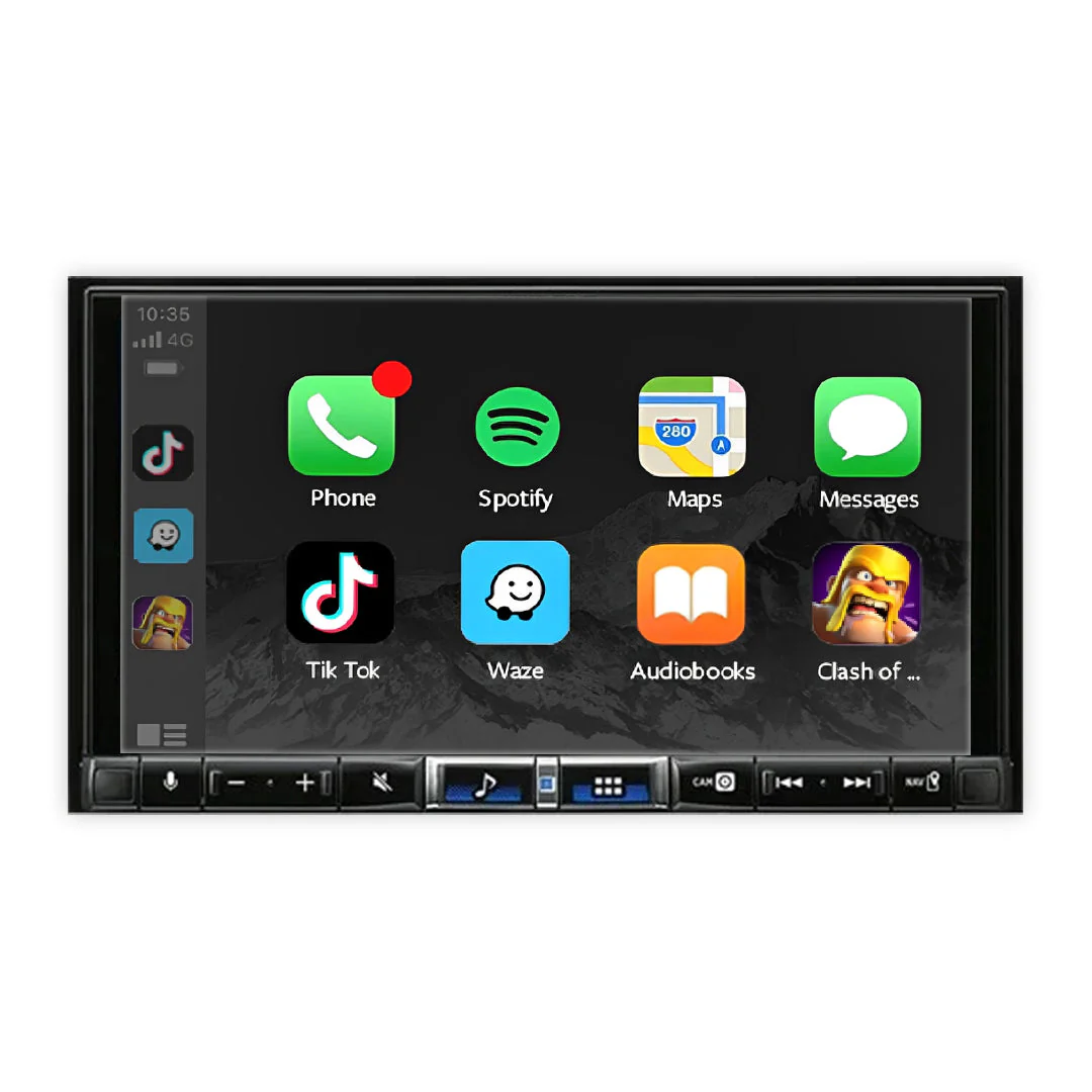 Porsche Boxster 987 (2004 - 2012) 7" Double DIN Wireless Android 16 Car Stereo for Apple CarPlay / Android Auto - Image 2