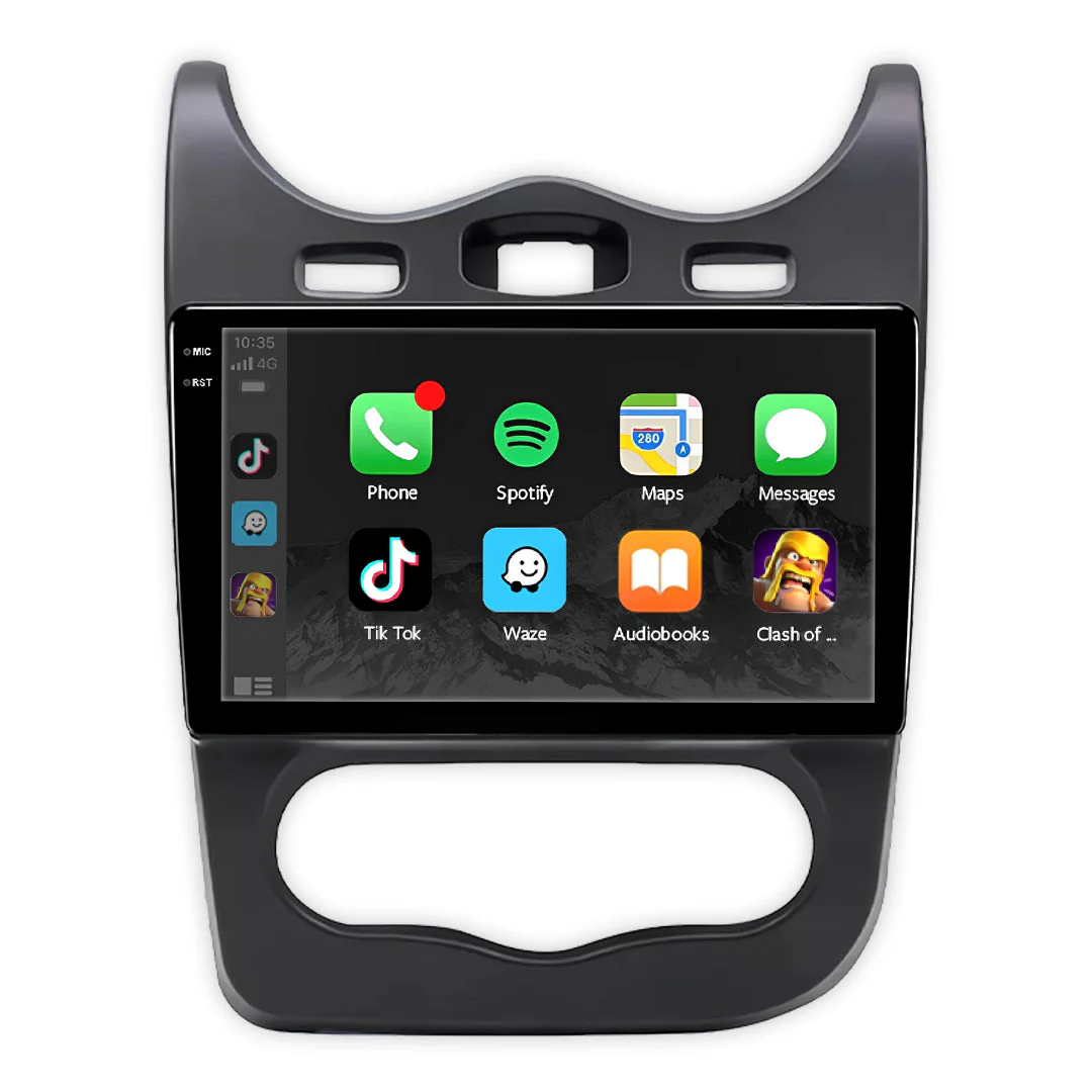 Renault Sandero Gen 1 (2009 - 2014) 10" Wireless Android 16 Head Unit for Apple CarPlay / Android Auto - Image 2