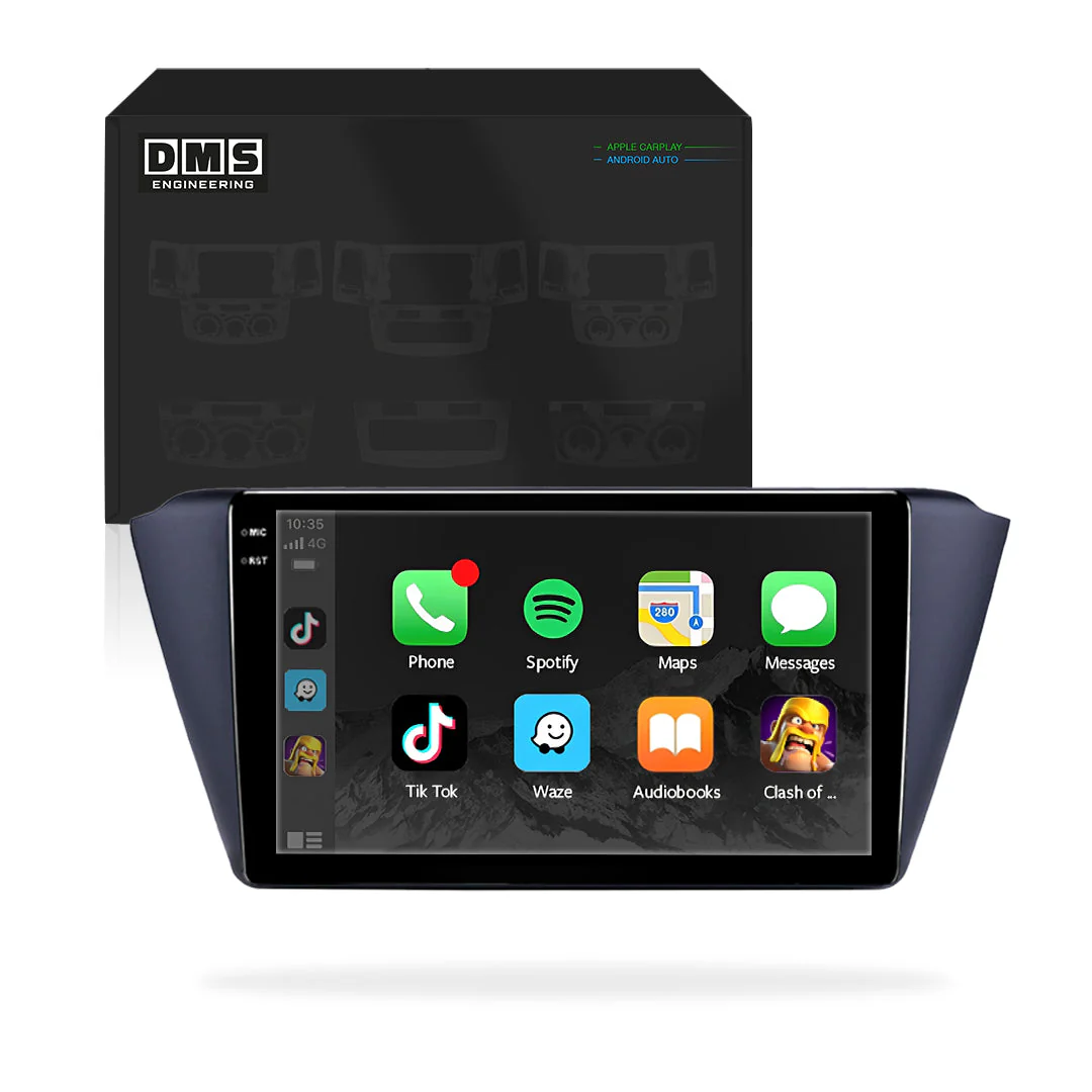 Skoda Fabia NJ (2015 - 2019) 10" Wireless Android 16 Head Unit for Apple CarPlay / Android Auto