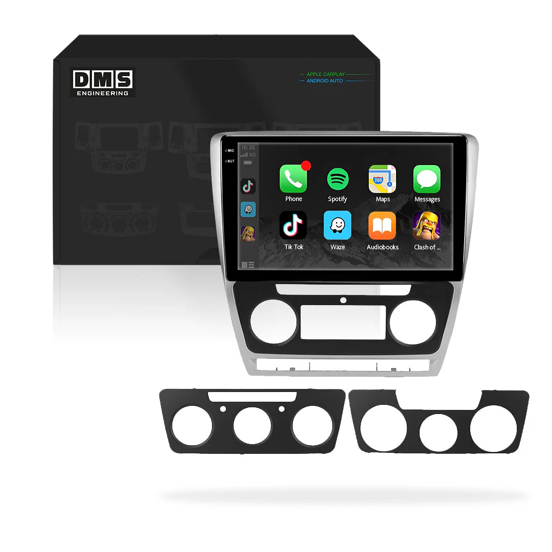 Skoda Octavia 1Z (2007 - 2012) 9" 13.3" Wireless Android 16 Car Stereo for Apple CarPlay / Android Auto