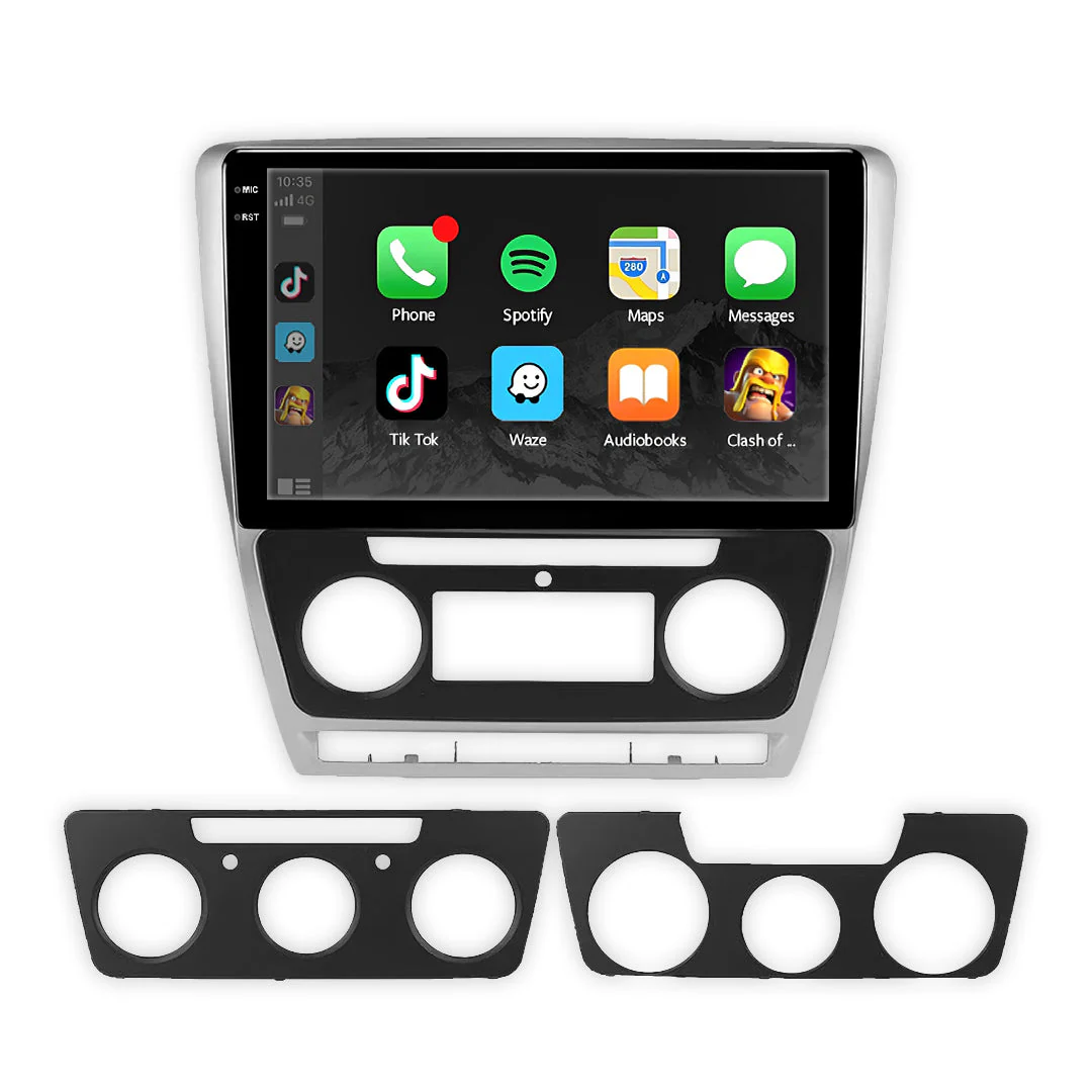 Skoda Octavia 1Z (2007 - 2012) 9" 13.3" Wireless Android 16 Car Stereo for Apple CarPlay / Android Auto - Image 2