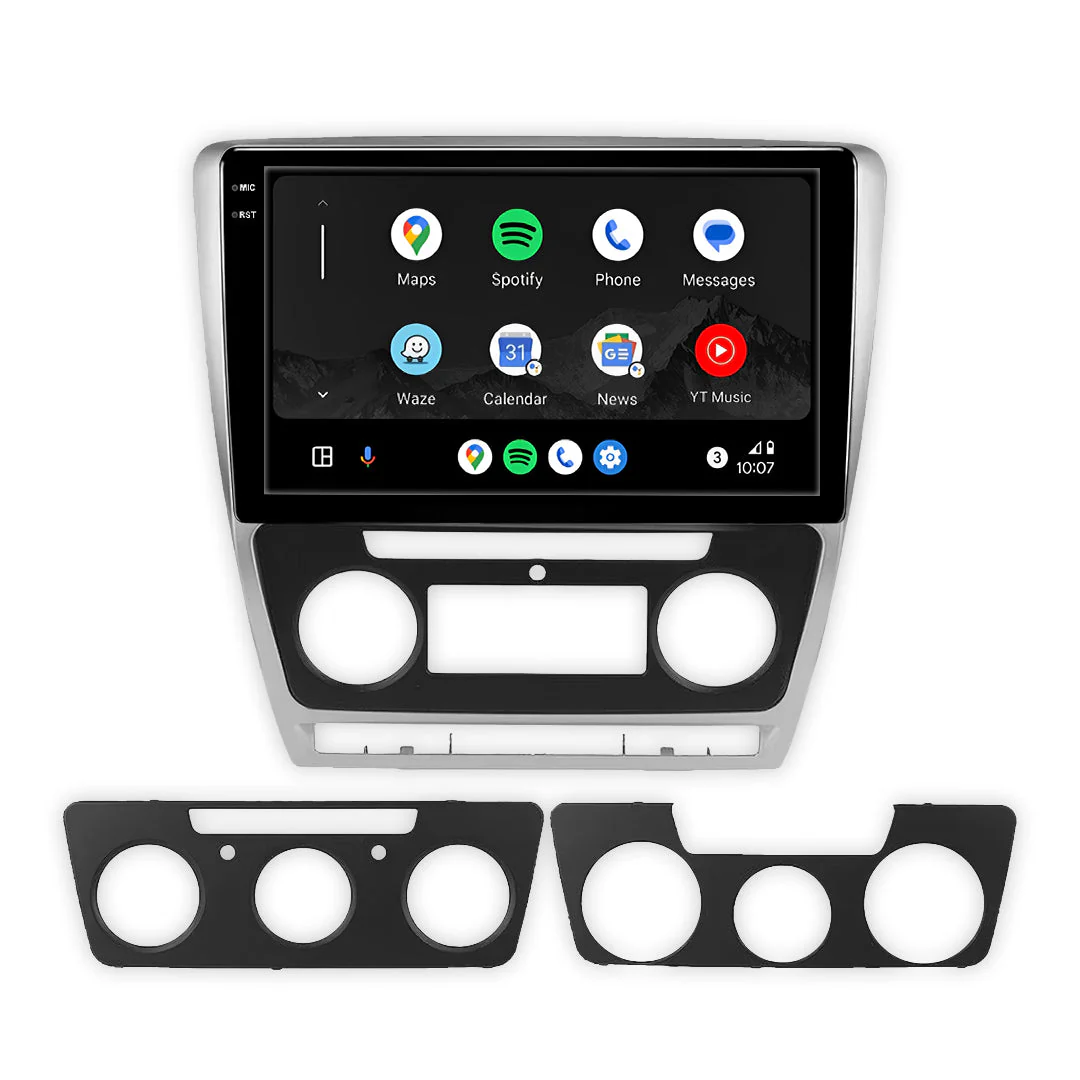 Skoda Octavia 1Z (2007 - 2012) 9" 13.3" Wireless Android 16 Car Stereo for Apple CarPlay / Android Auto - Image 3