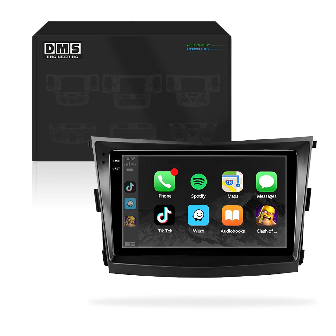 Ssangyong Tivoli X100 (2014 - 2018) 9" Wireless Android 16 Head Unit for Apple CarPlay / Android Auto