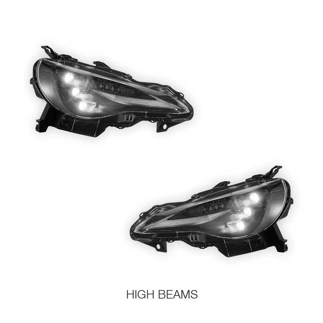 Subaru BRZ (2012 - 2021) Sequential RGB DRL Full LED Projector Headlights LH + RH - Image 3