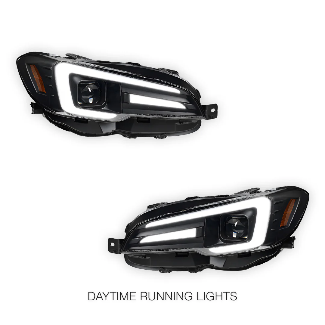 Subaru WRX VA STI (2014 - 2021) Full LED DRL & Sequential Indicator Projector Headlights LH + RH - Image 2