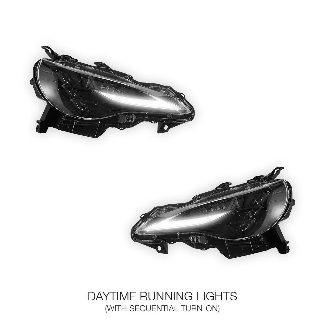 Toyota 86 / FT86 / GT86 (2012 - 2021) Sequential RGB DRL Full LED Projector Headlights LH + RH - Image 5