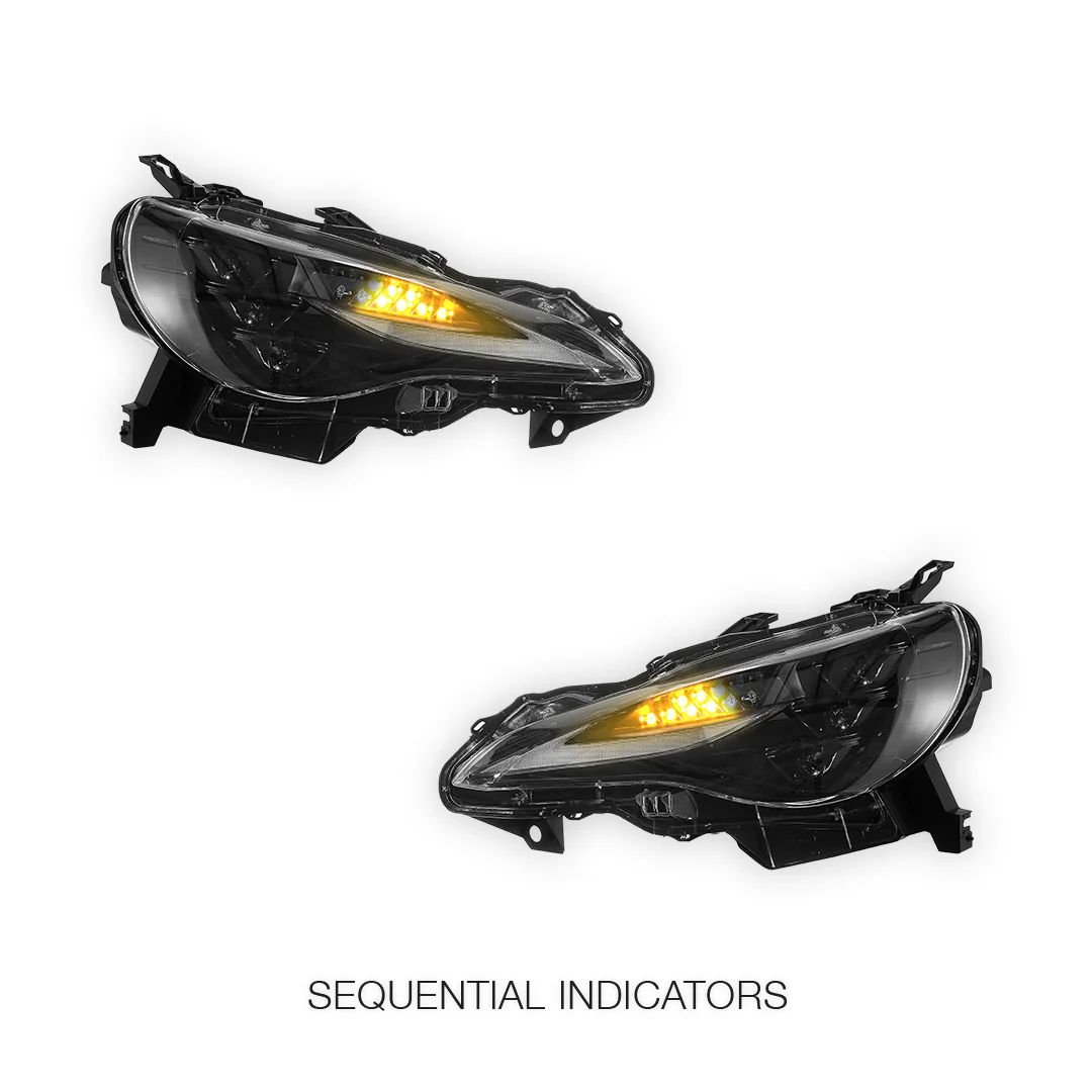 Toyota 86 / FT86 / GT86 (2012 - 2021) Sequential RGB DRL Full LED Projector Headlights LH + RH - Image 6