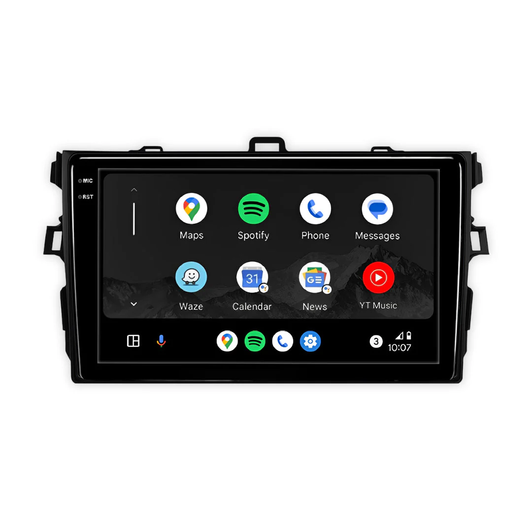 Toyota Corolla Altis E140 / E150 (2006 - 2013) 7" 9" 13.3" Wireless Android 16 Car Stereo for Apple CarPlay / Android Auto - Image 3