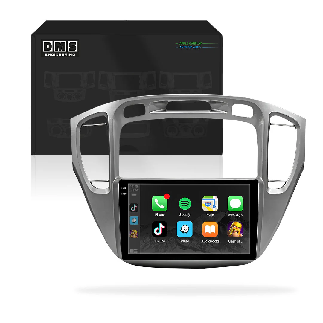 Toyota Highlander XU20 (2001 - 2007) 9" Wireless Android 16 Car Stereo for Apple CarPlay / Android Auto