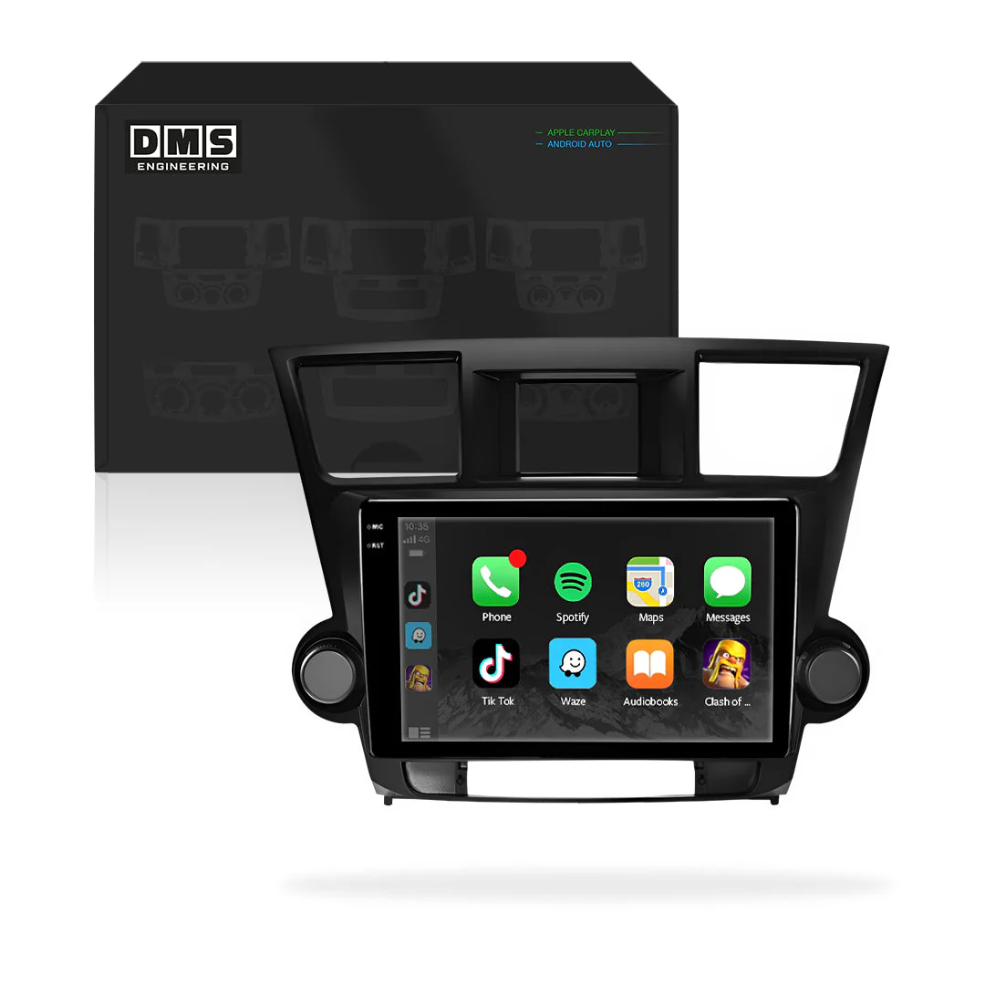 Toyota Highlander XU40 (2007 - 2013) 9" 10.1" 13.3" Wireless Android 16 Car Stereo for Apple CarPlay / Android Auto