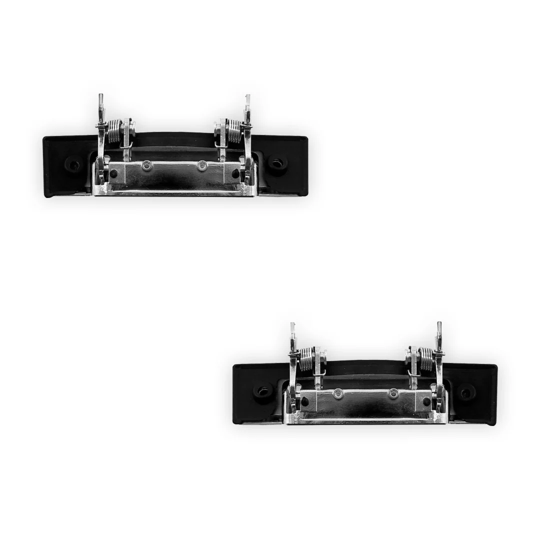 Toyota HiLux N40 (1986 - 1988) Front Outer Chrome Door Handle Without Key Hole LH + RH - Image 3
