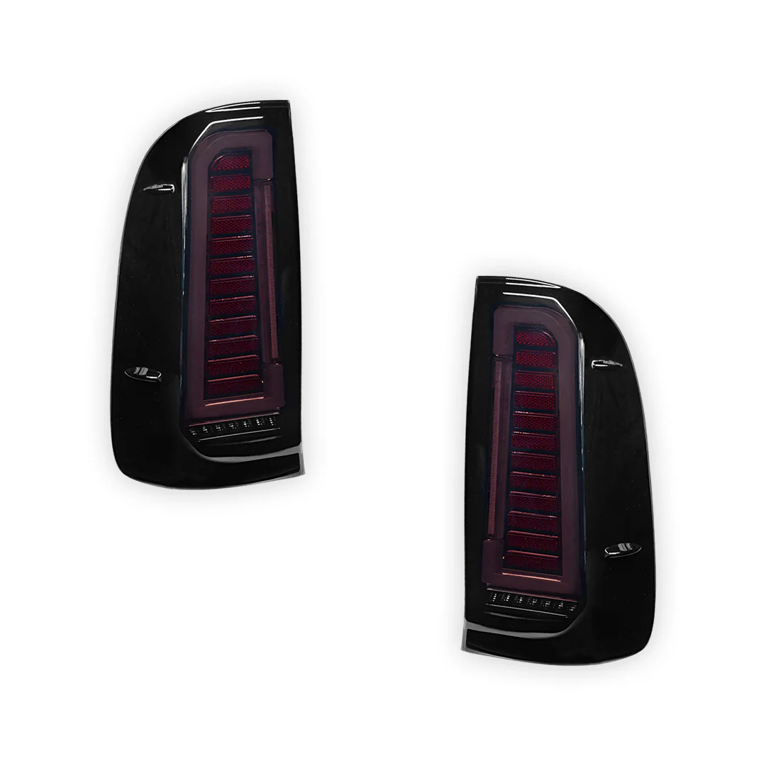 Toyota HiLux N70 / Vigo (2004 - 2015) Smoked Black Sequential Full 3D LED Tail Lights LH + RH - Image 6