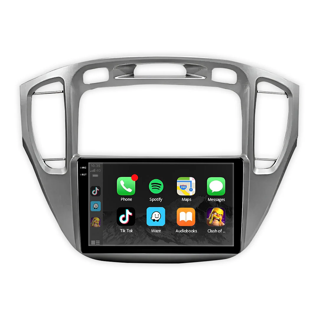 Toyota Kluger XU20 (2001 - 2007) 9" Wireless Android 16 Head Unit for Apple CarPlay / Android Auto - Image 2