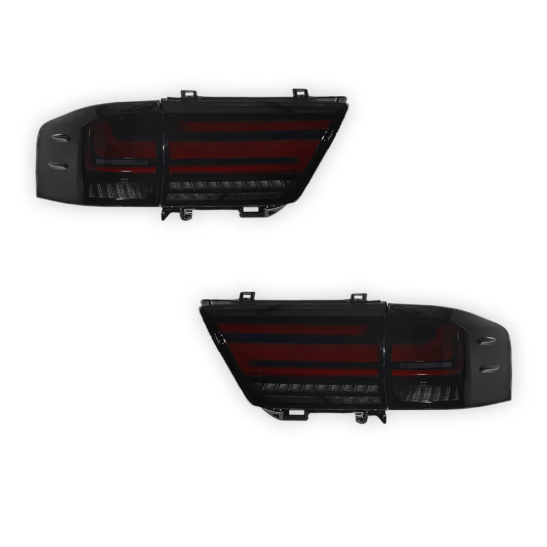 Toyota LandCruiser LC300 (2021 - 2025) Sequential Smoked Full LED Inner and Outer Tail Lights LH + RH - Image 5